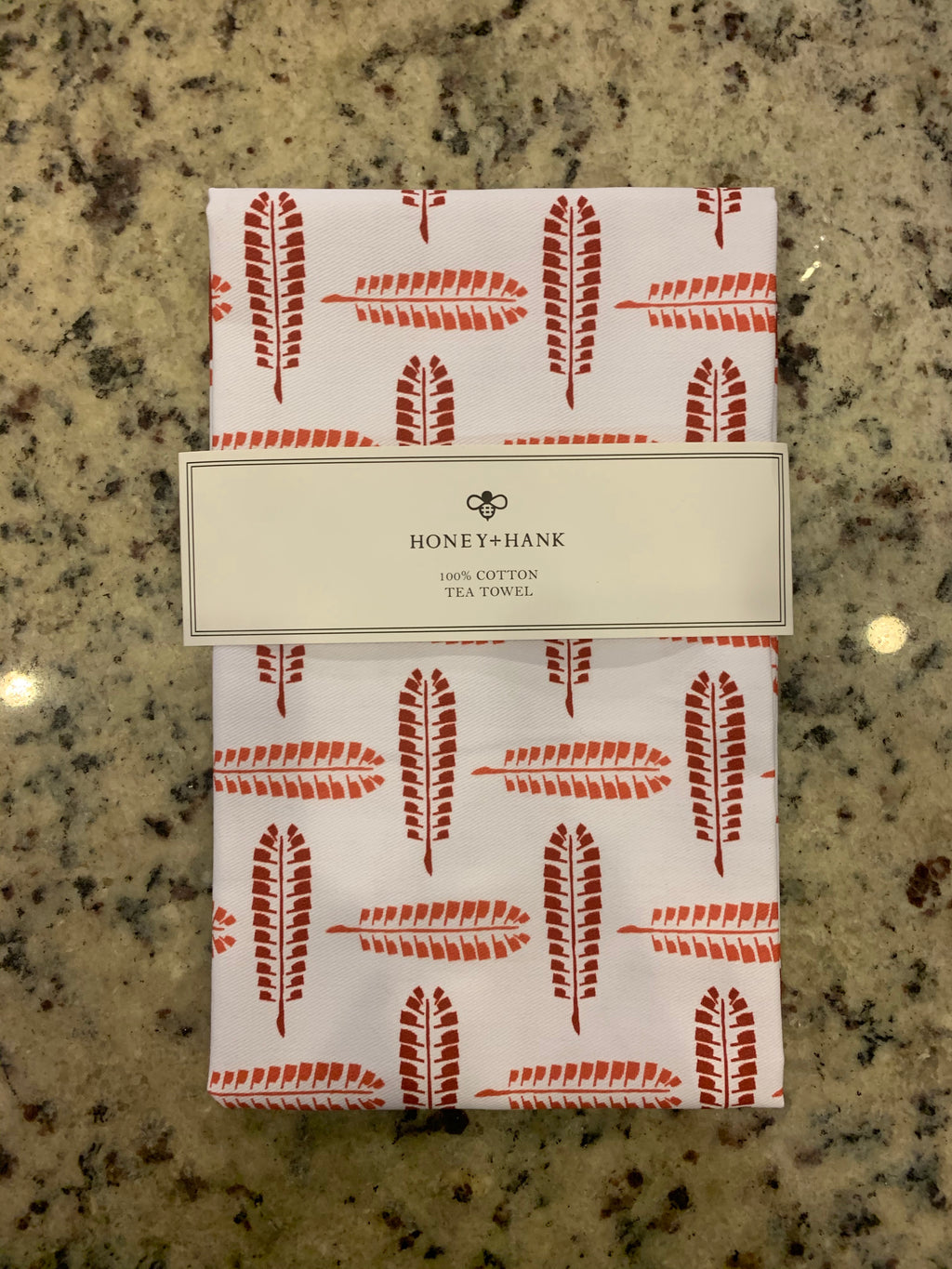 H+H Oklahoma Feathers Tea Towel