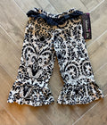 MUSTARD PIE Black/White ENCHANTED Bella Pants