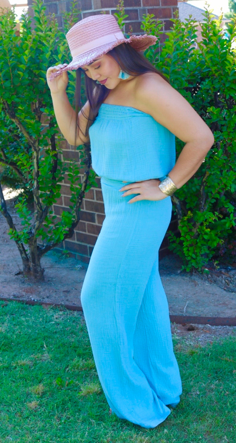 BOBI Beach Gauze UPSTART WideLeg Pant