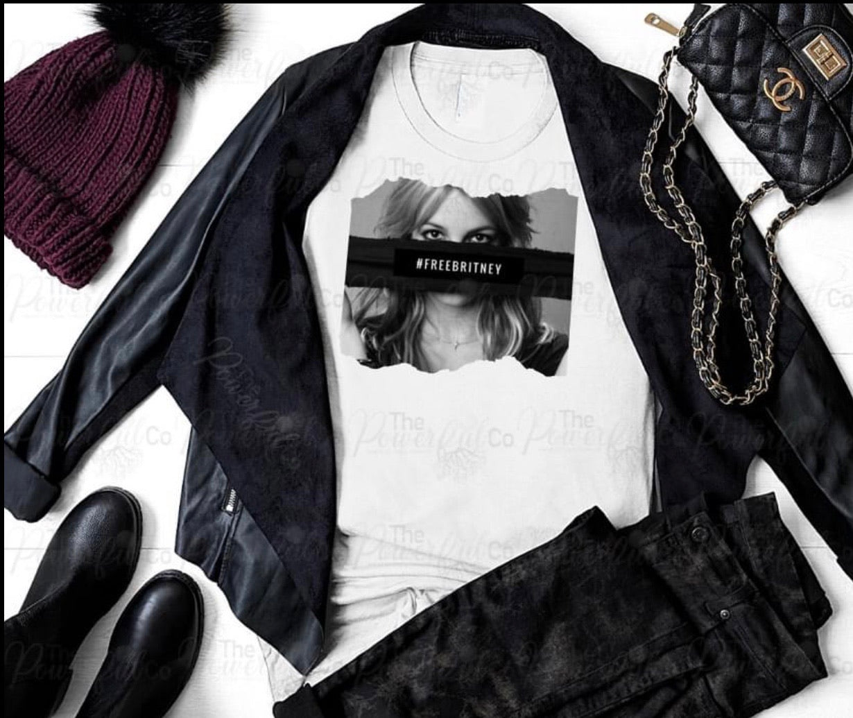 FREE BRITTNEY CrewNeck ShortSleeve Tee Top