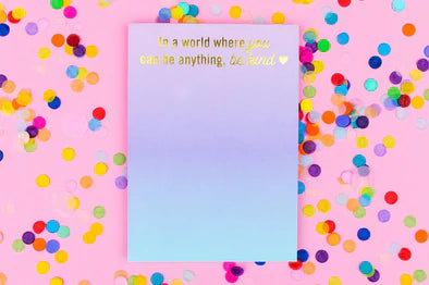 TAYLOR ELLIOTT Magnetic BE KIND Notepad