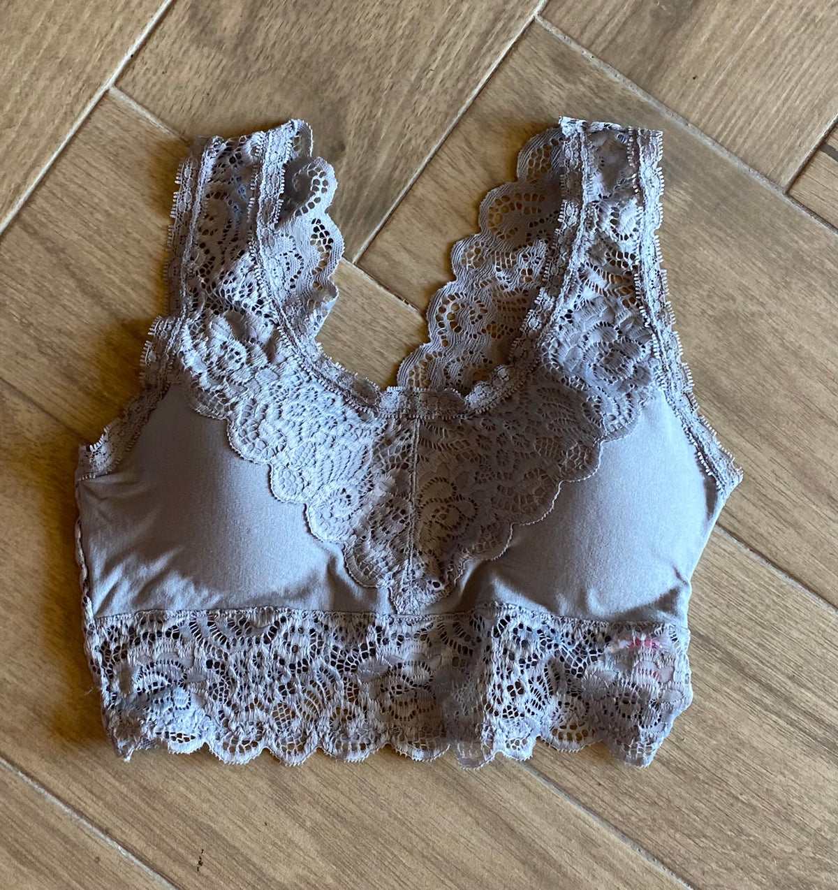 VITAL Lace Trim/Back Bralette