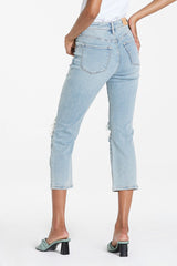 DEAR JOHN Super HiRise FRANKIE Distressed Ankle Crop Jean