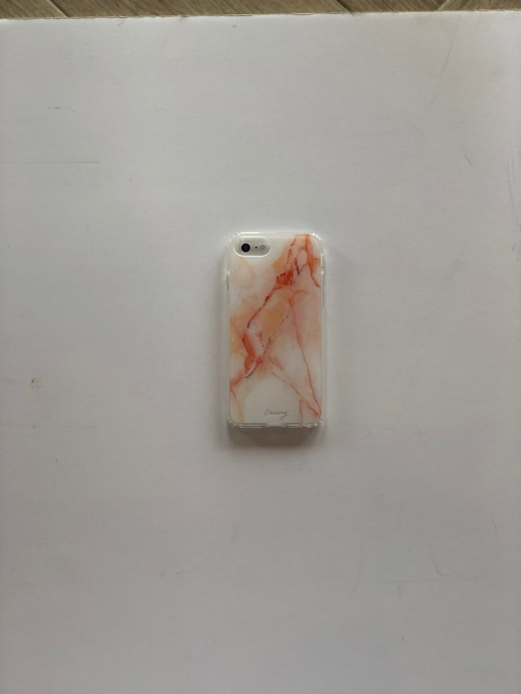 THE CASERY Orange CREAMSICLE Marble Phone Case