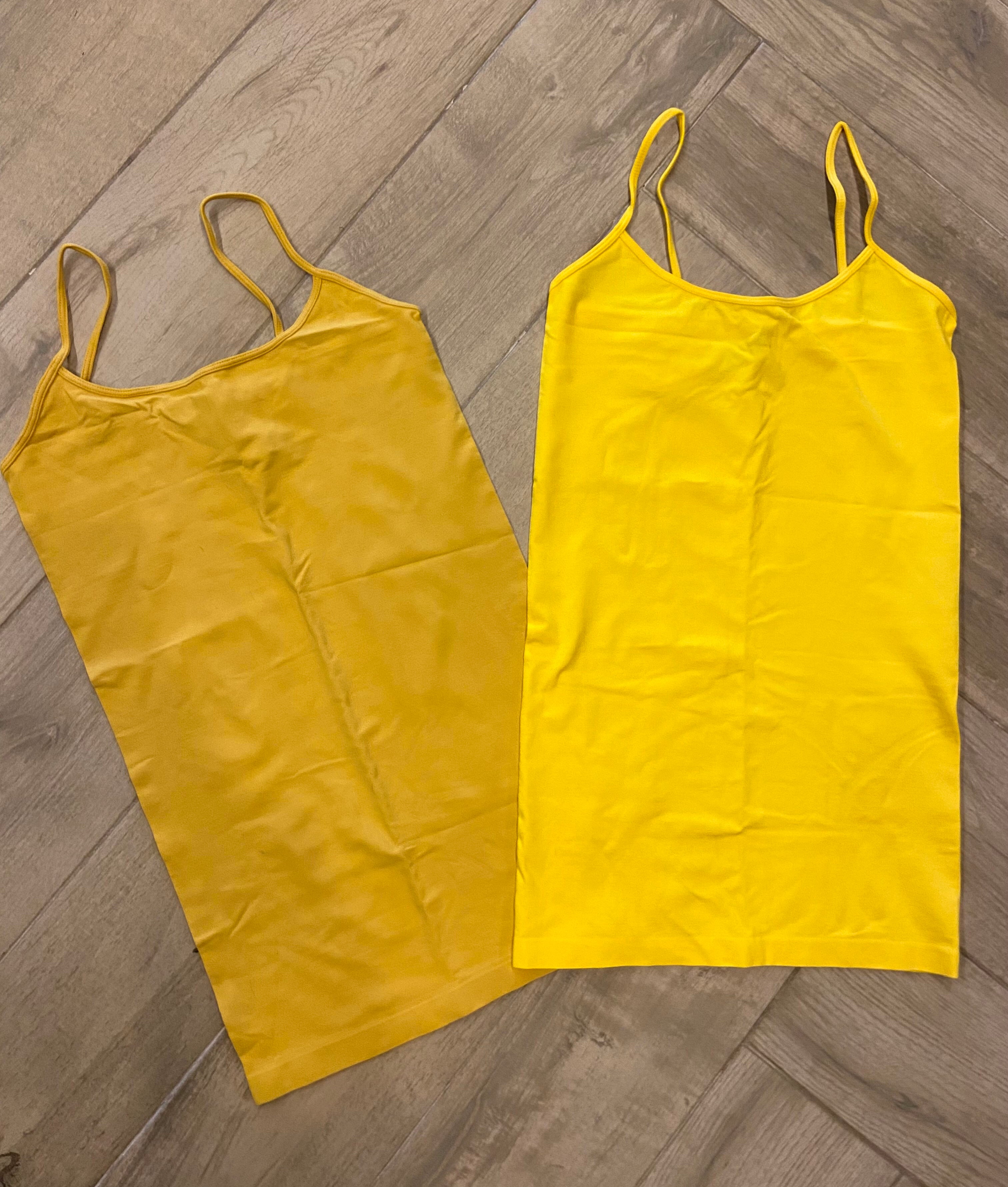 FORNIA Yellow Cami Top