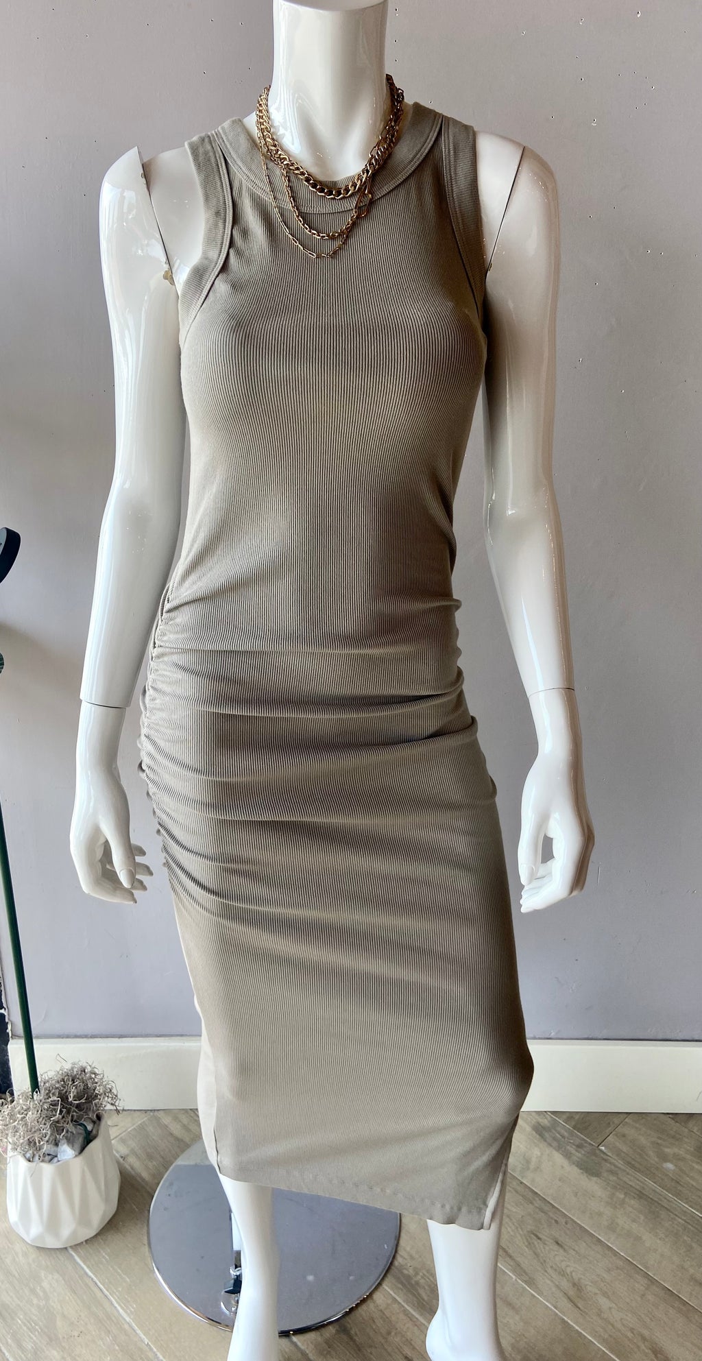 MICHAEL STARS RibKnit WREN Midi Dress