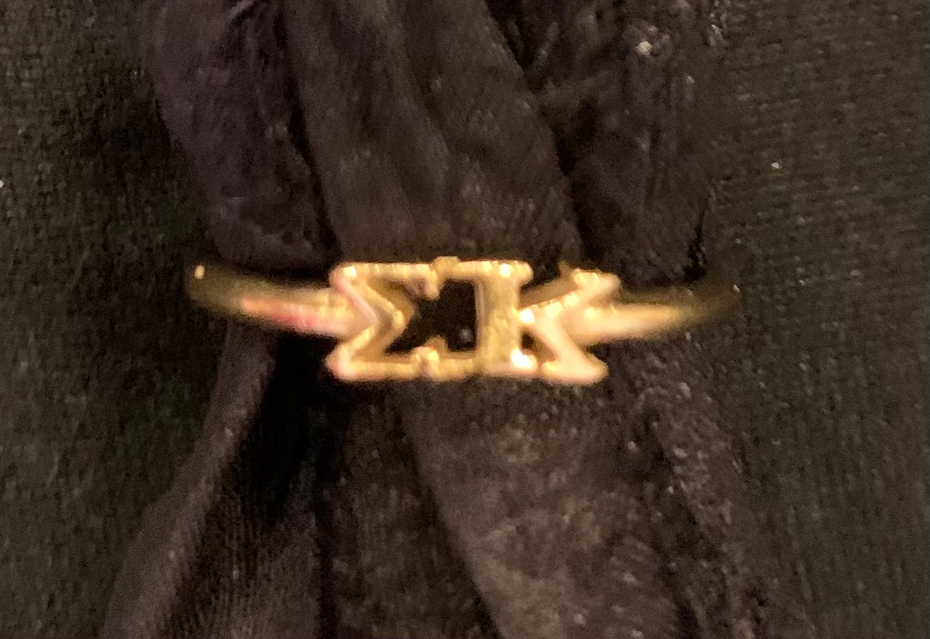 SPJ SORORITY Adjustable Ring