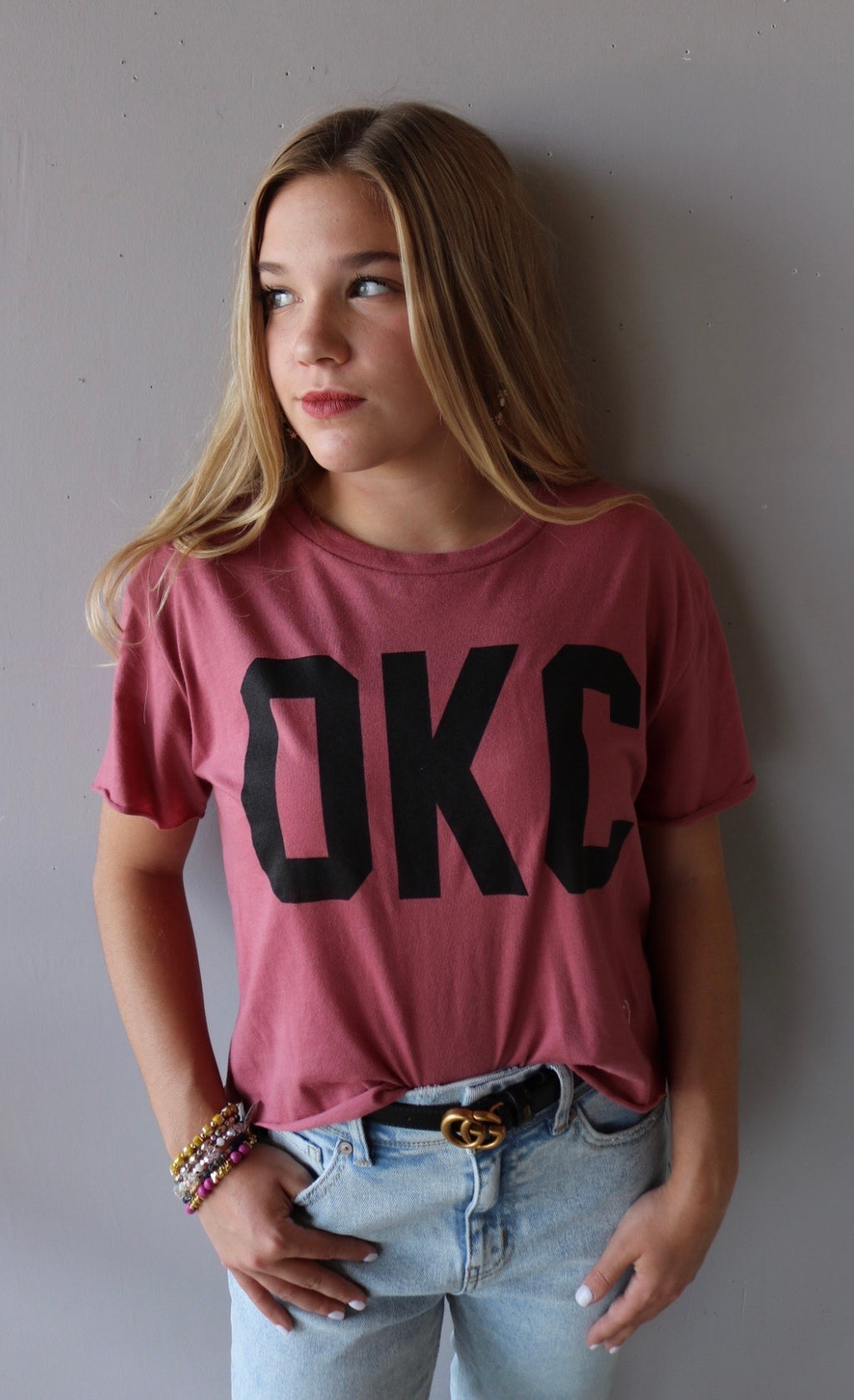 CODE WORD Waist Crop Graphic Tee