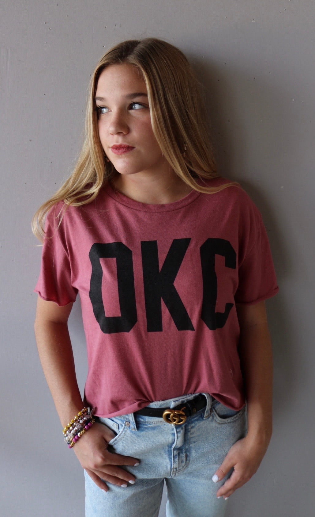 CODE WORD Waist Crop Graphic Tee