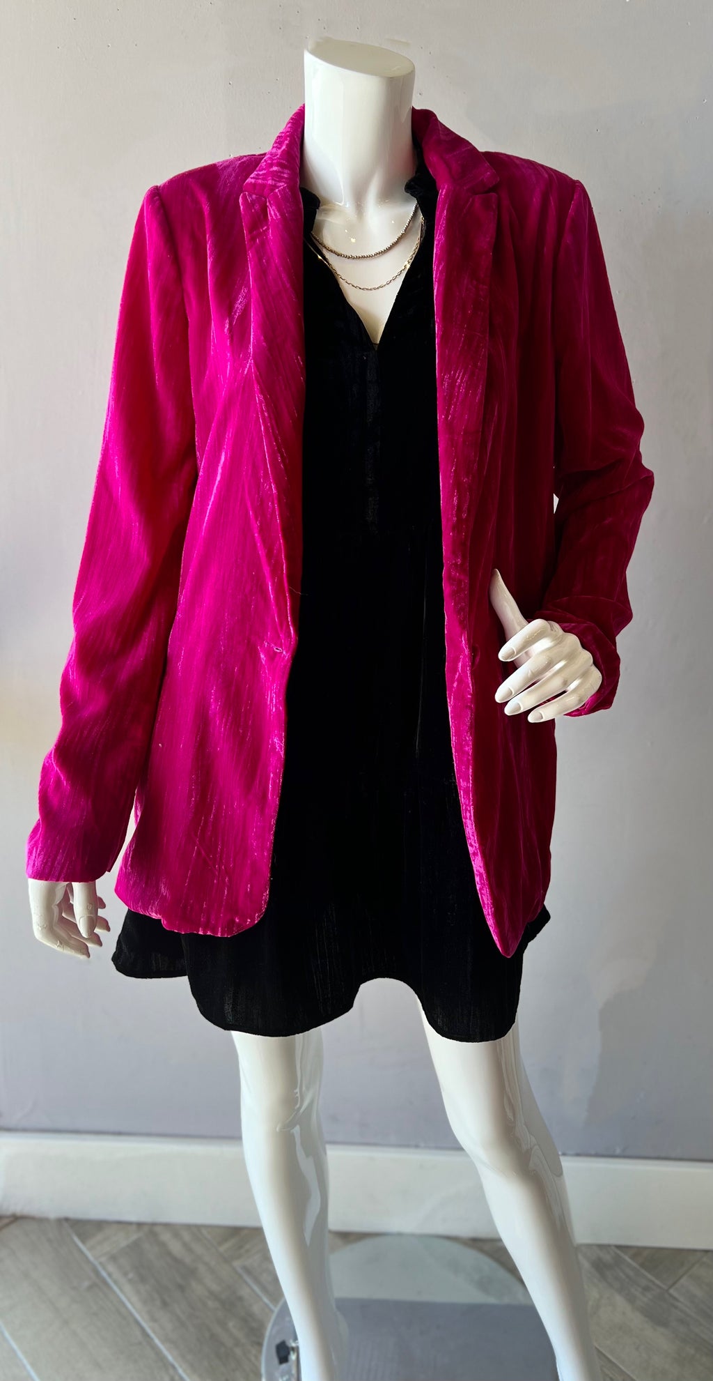 MARVEL Crushed~Velvet Blazer