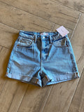 CALI HiRise Cuff Mom Shorts
