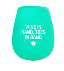 AF Silicon GRAPHIC Stemless Wine Glass