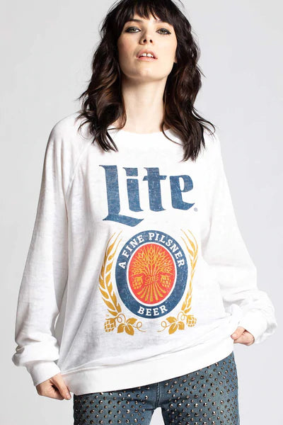 *RECYCLED KARMA Vintage MILLER LITE Sweatshirt