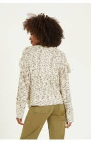 DEAR JOHN Fringe KYNLEE CrewNeck Sweater