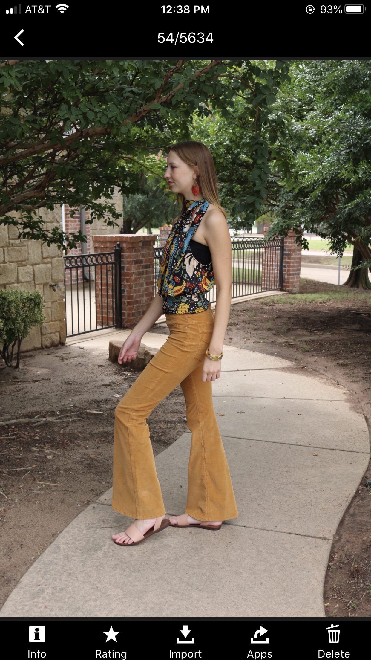 FREE PEOPLE Corduroy PULL ON Flare Jean