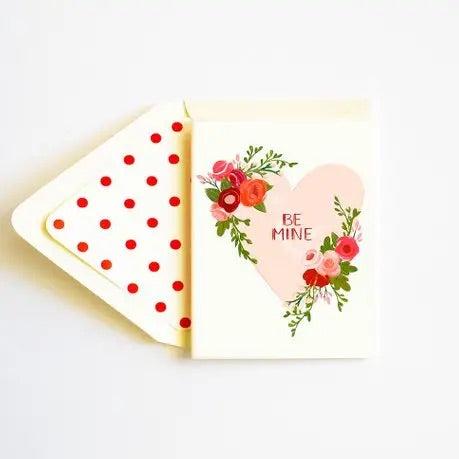 THE FIRST SNOW Valentine’s Day Designer Greeting Card