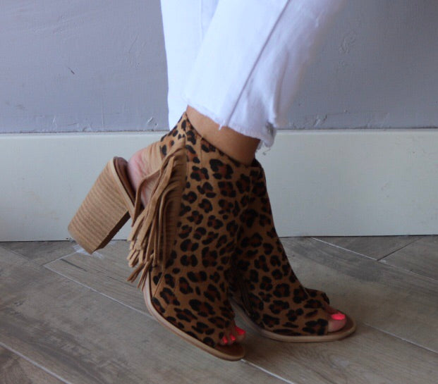 Very volatile leopard on sale booties