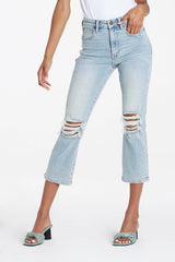 DEAR JOHN Super HiRise FRANKIE Distressed Ankle Crop Jean