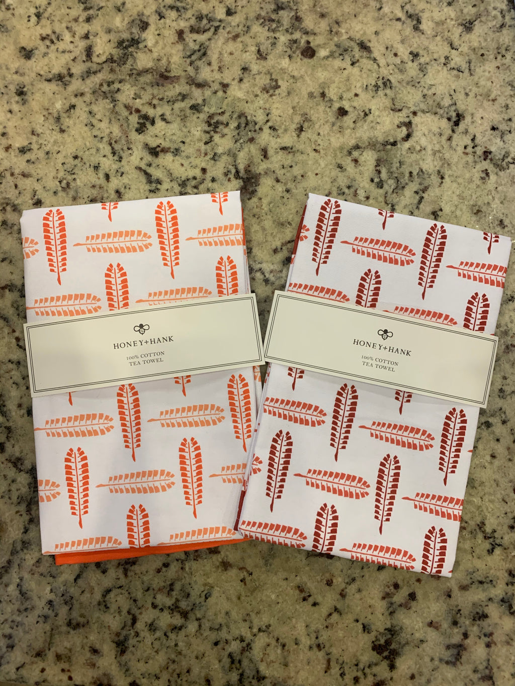 H+H Oklahoma Feathers Tea Towel