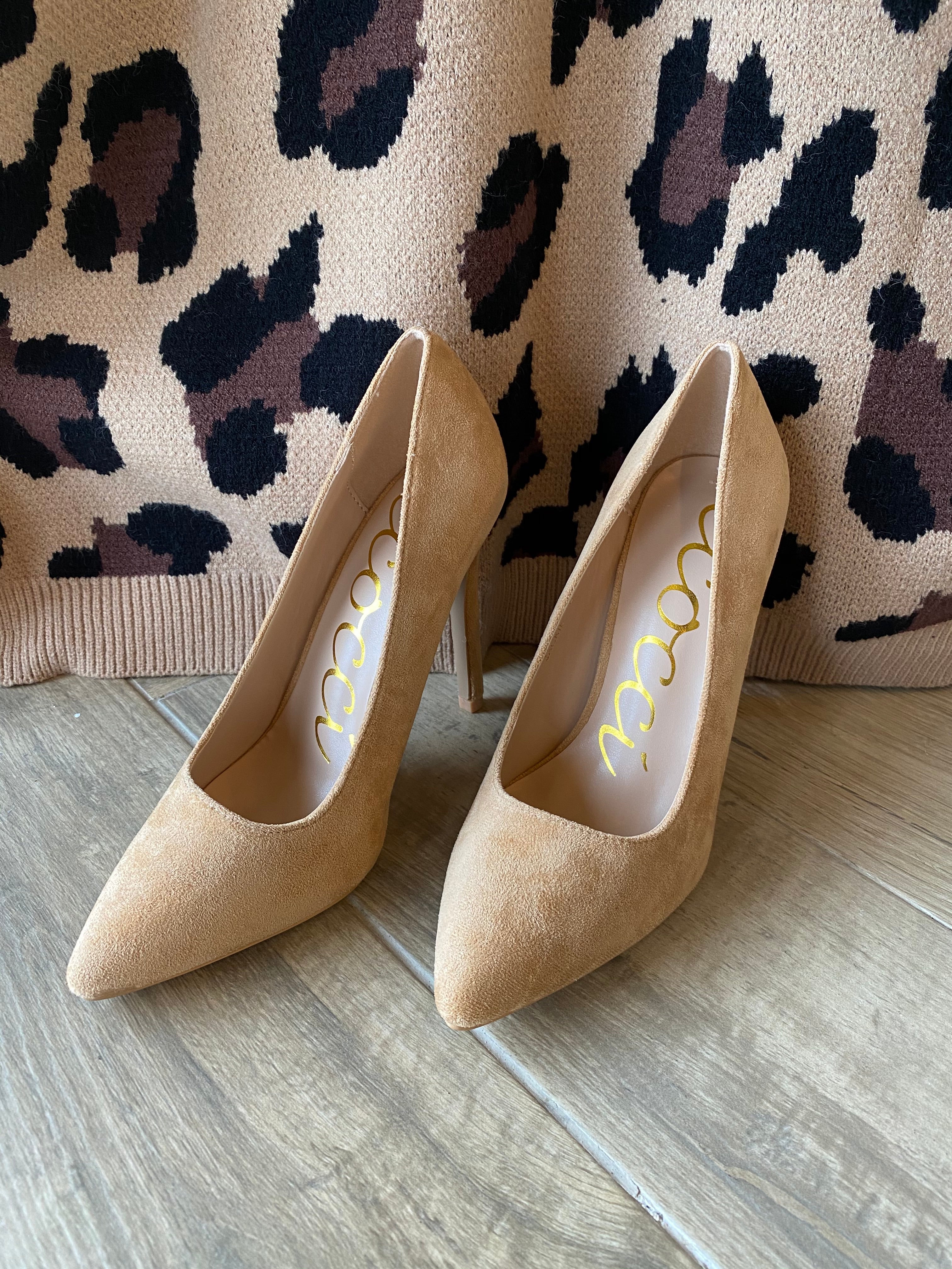 PRIMP Suede Pump Heel Shoe