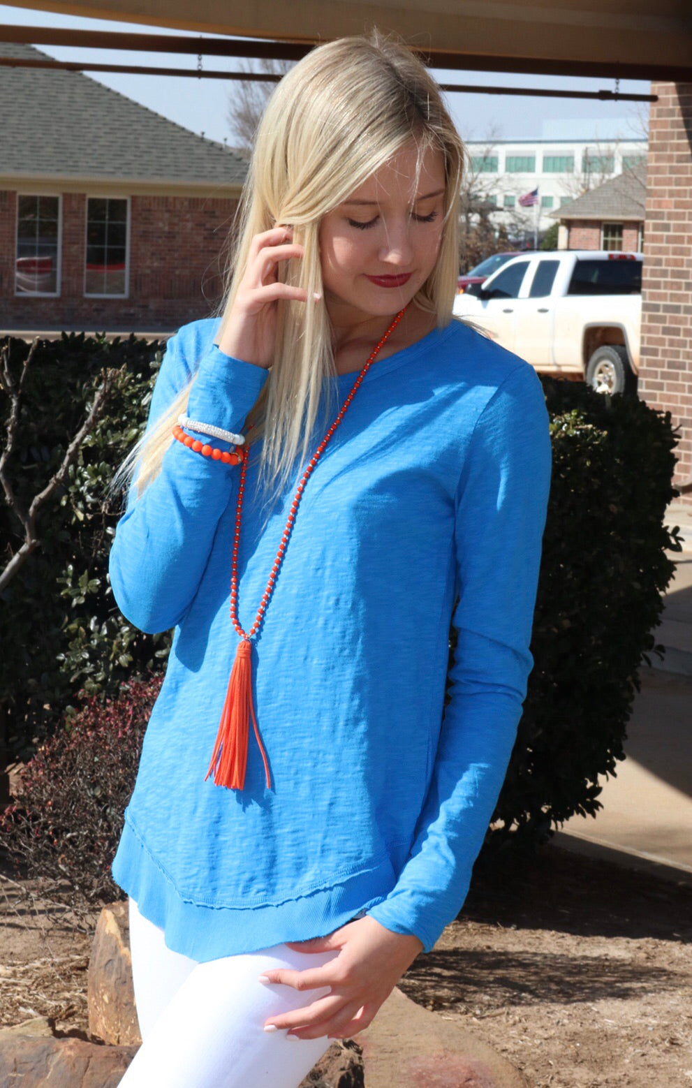 BOBI Slub Jersey PRIME Scoop RawHem Tee Top