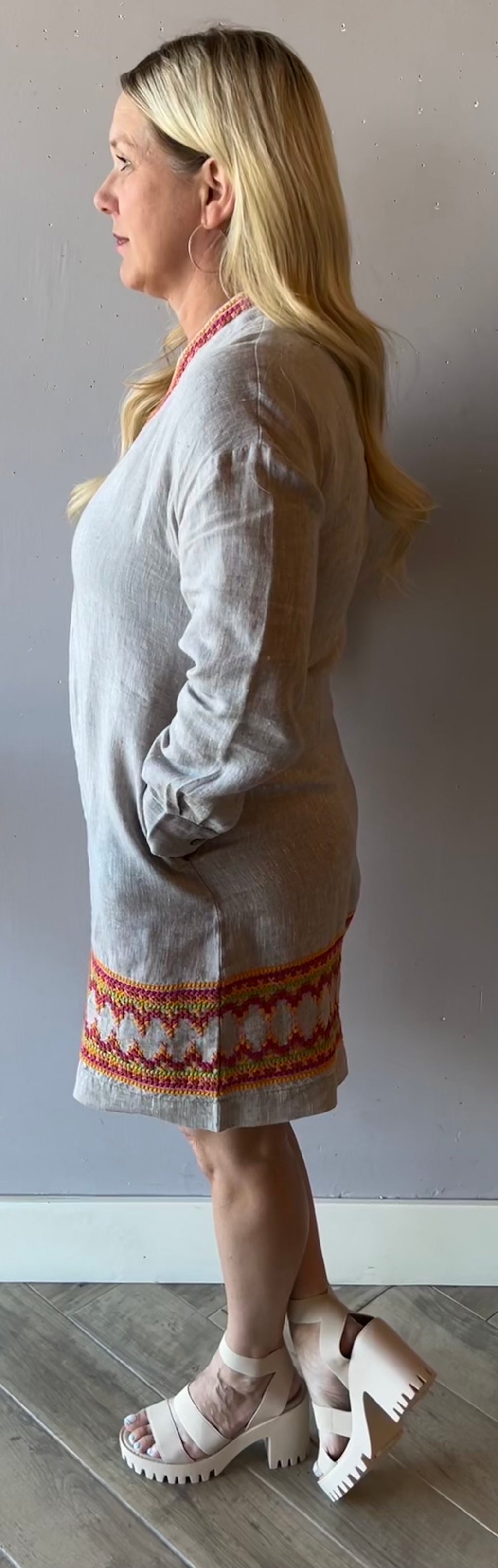 IVY JANE Cross-stitch GRAD EMBROIDERED Dress