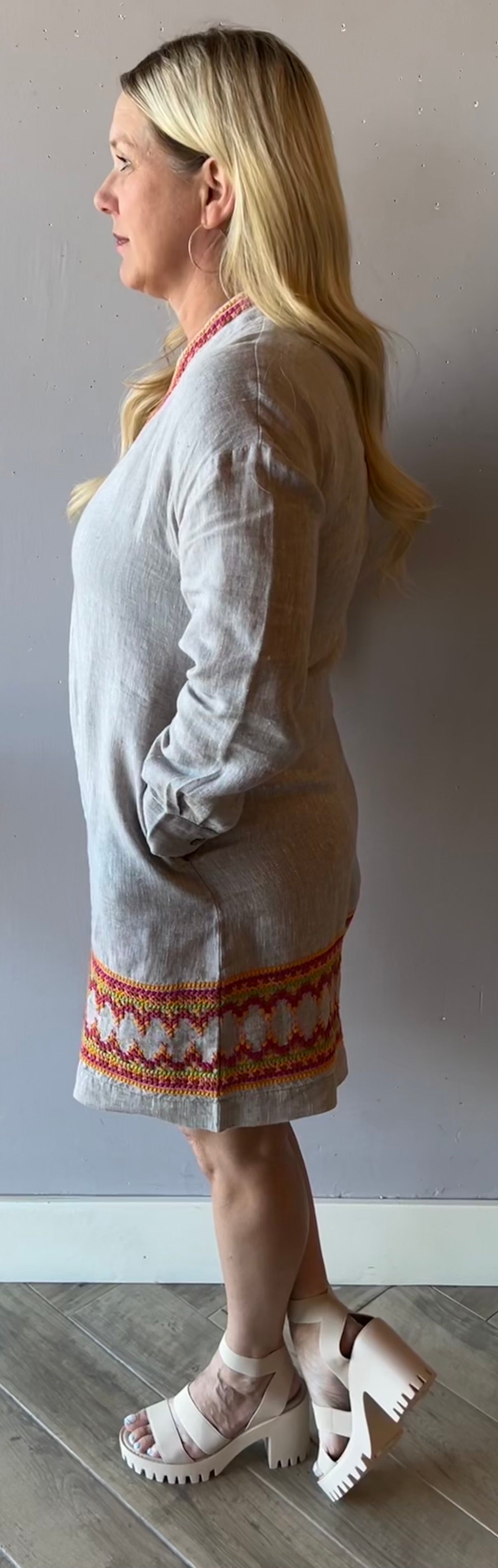 IVY JANE Cross-stitch GRAD EMBROIDERED Dress