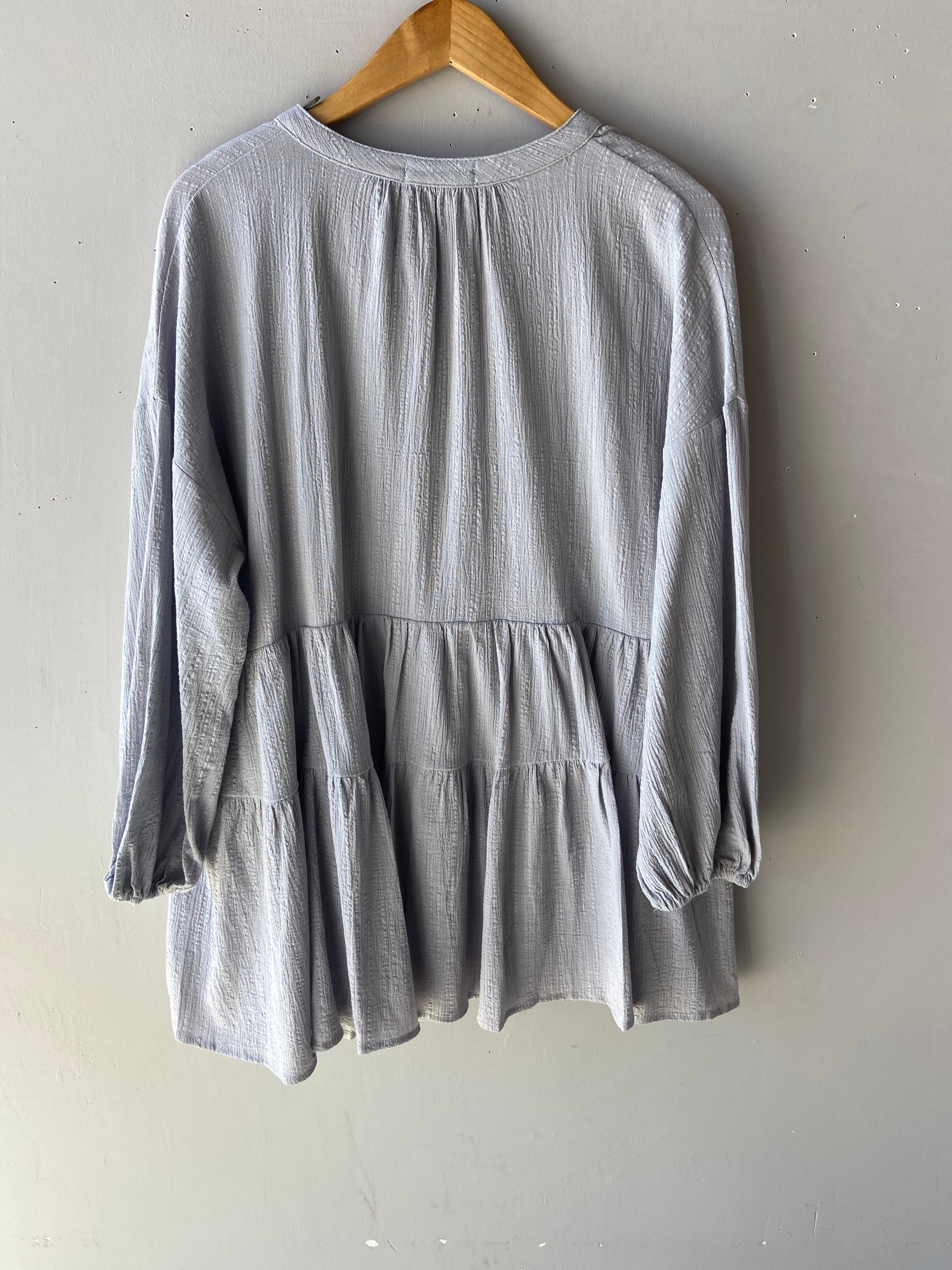 *HILARY Tiered Babydoll Tunic Dress