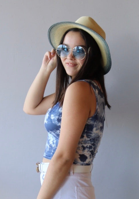 Peach Love California EXPRESSIONS OneShoulder Knit Tank Top