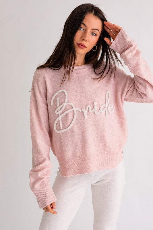 “BRIDE” Pullover Sweater