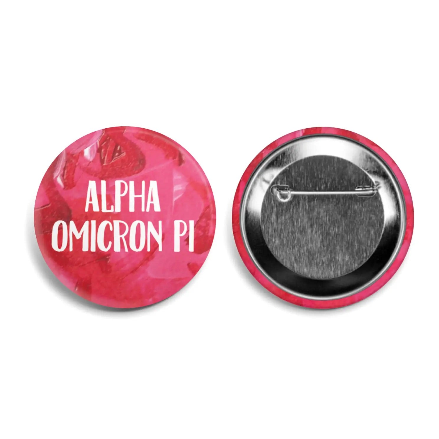 MS Sorority ABSTRACT Greek Chic Button