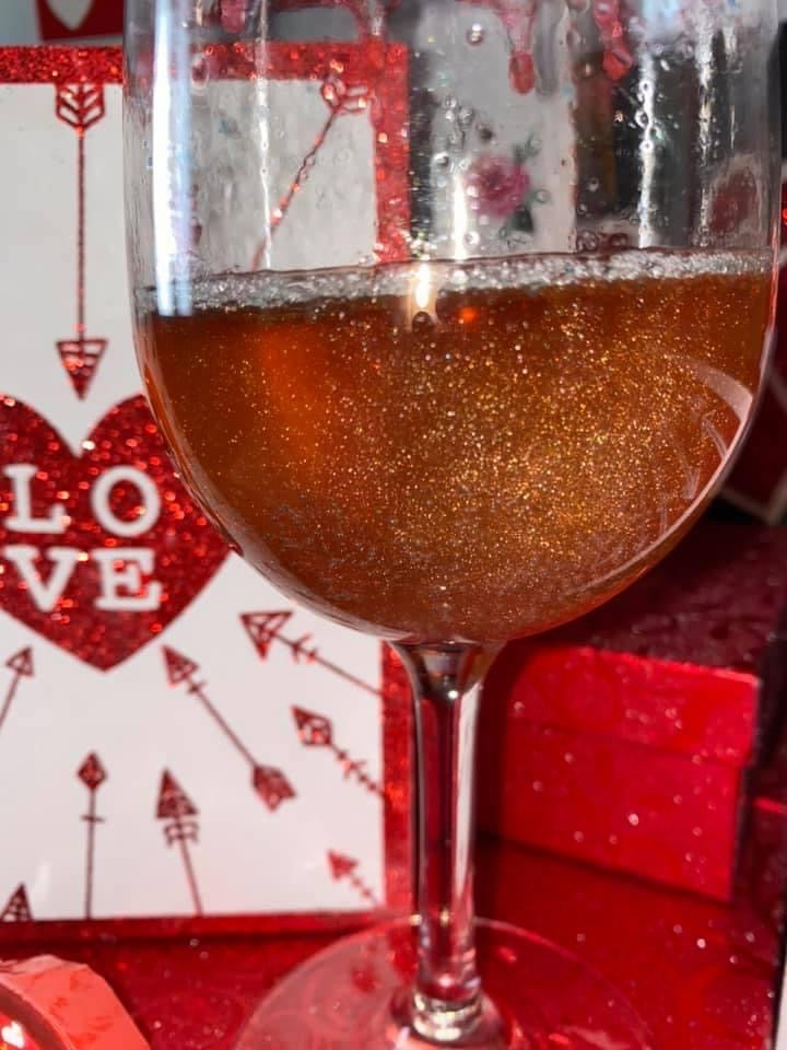 COTTON CANDY Glitter Drink BOMB