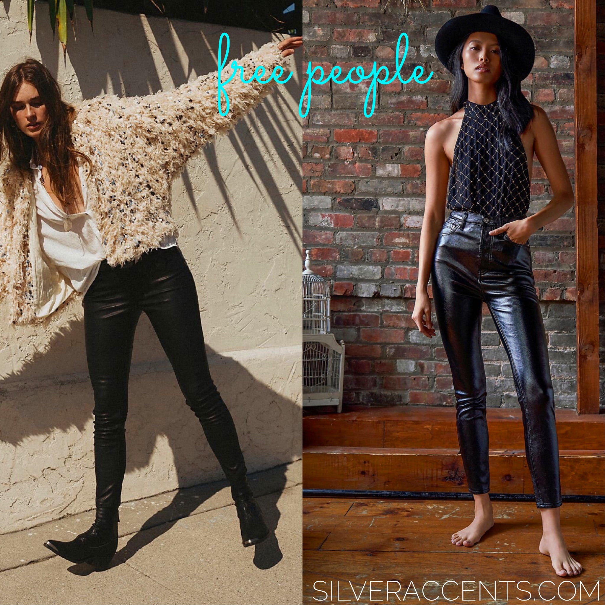 FREE PEOPLE Coated PHOENIX Skinny Jean