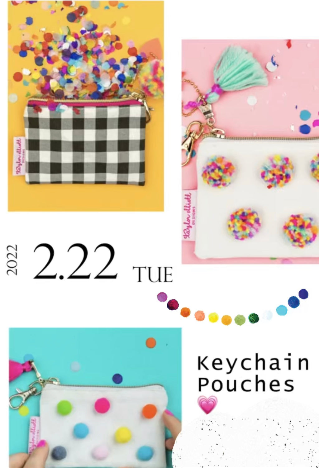 TE Mini Keychain Pouch