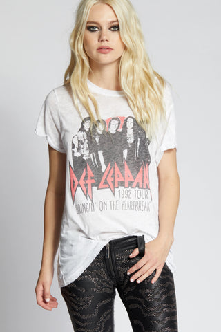 *RECYCLED KARMA Bringing on the Heartbreak DEF LEPPARD Tee