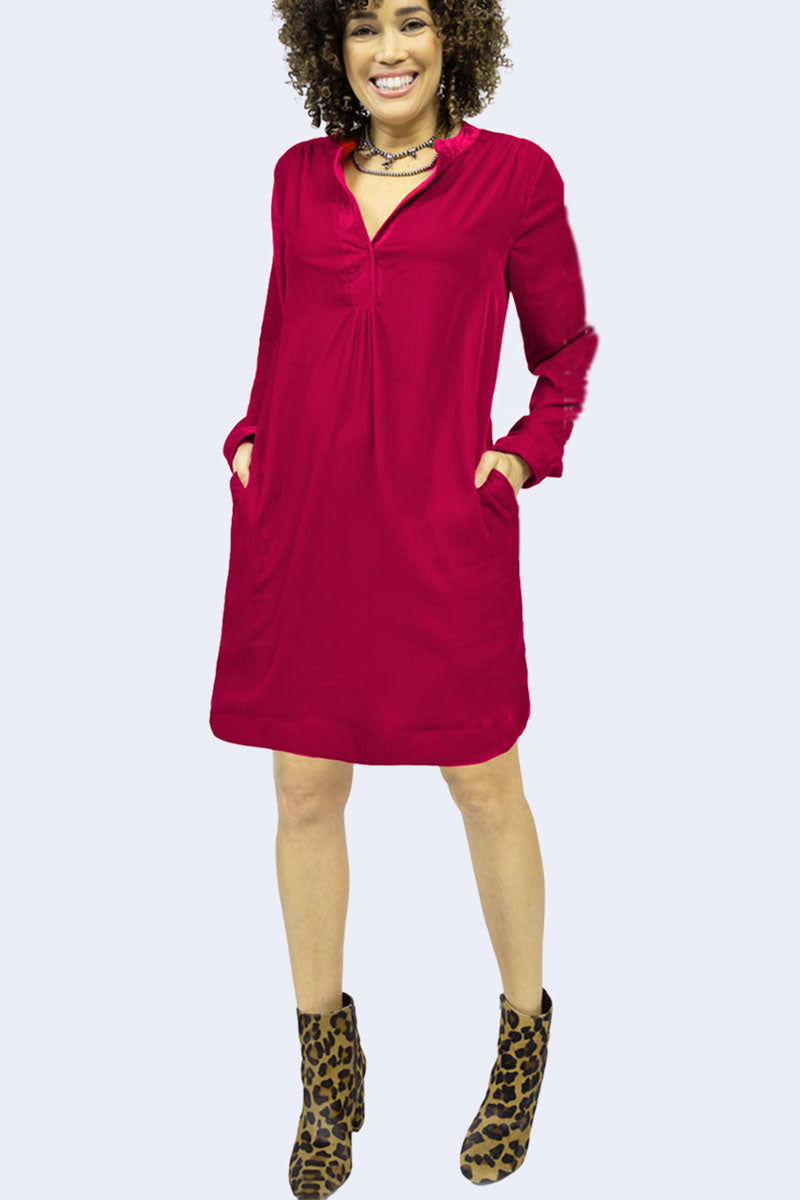 IVY JANE Velvet CAMBRIA Popover Dress