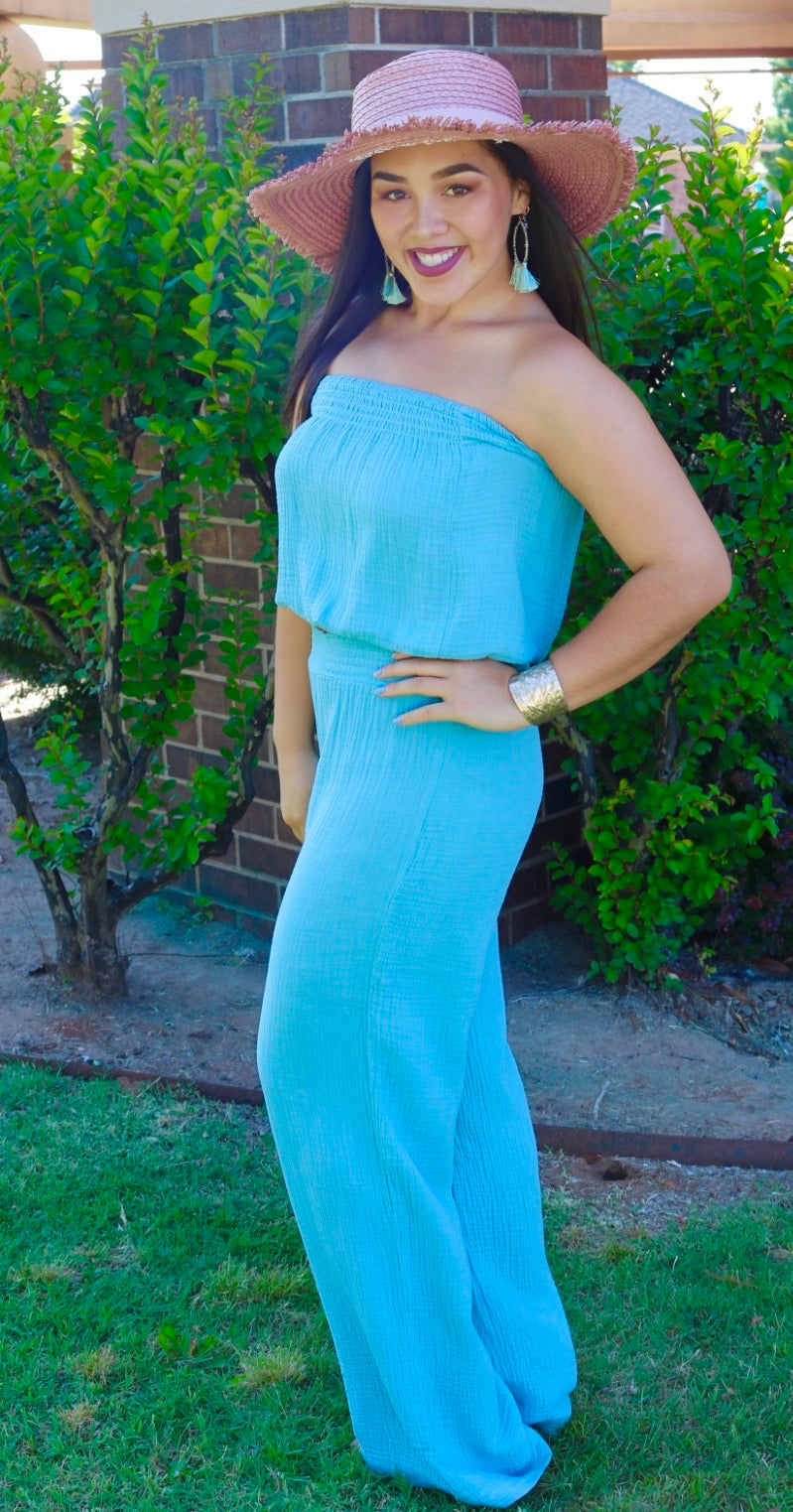 BOBI Beach Gauze UPSTART WideLeg Pant