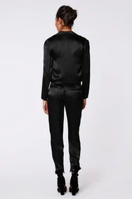 *BOBI BLACK Silk PROVIDE Pants