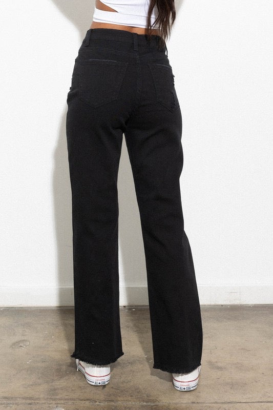 HighWaist STEALTH Distressed Jeans