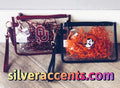 CD NCAA Logo Clear Wristlet Bag