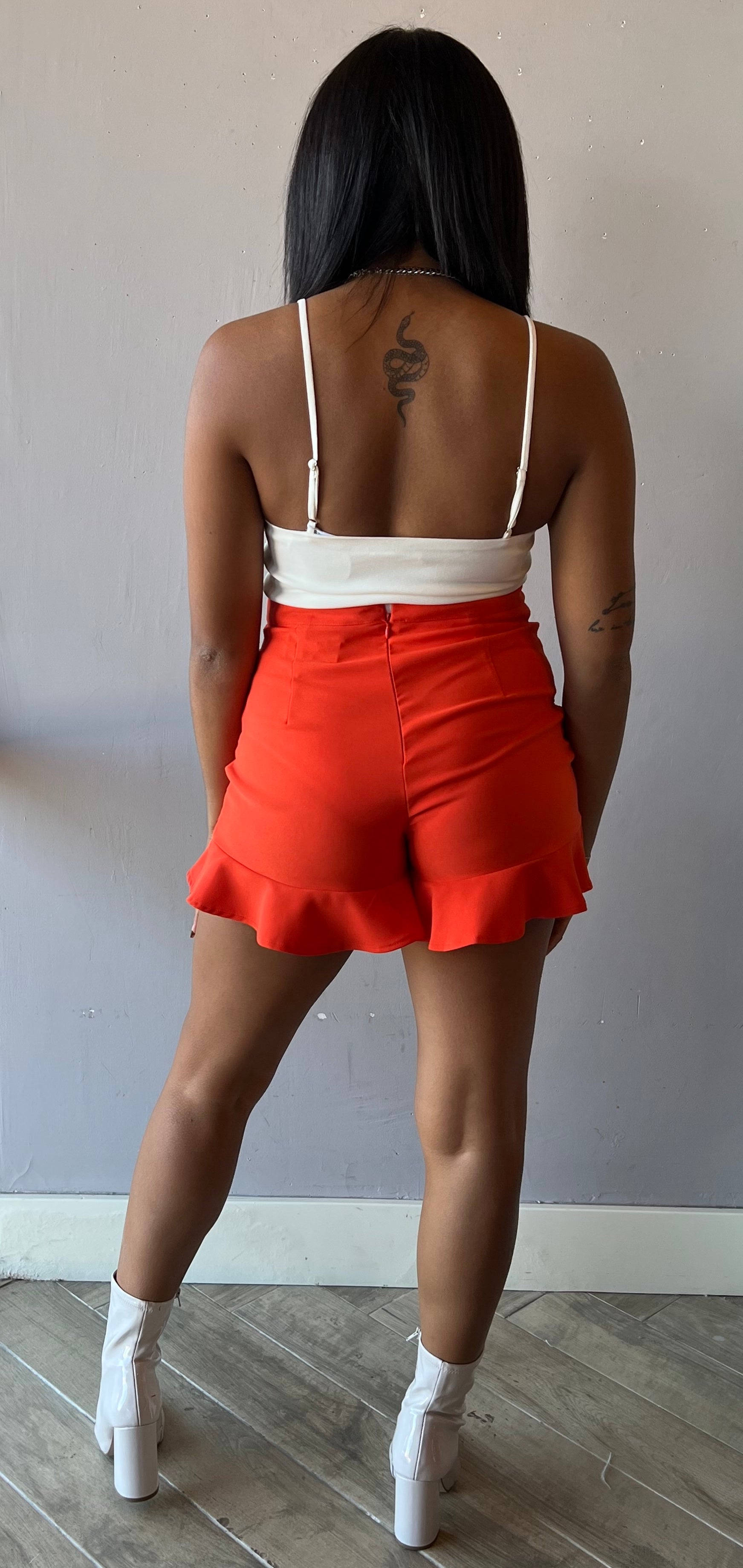 KEEN Rhinestone Notch Cami Bodysuit