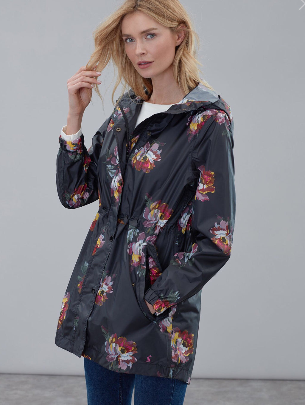 JOULES Peony Pattern GOLIGHTLY Rainjacket