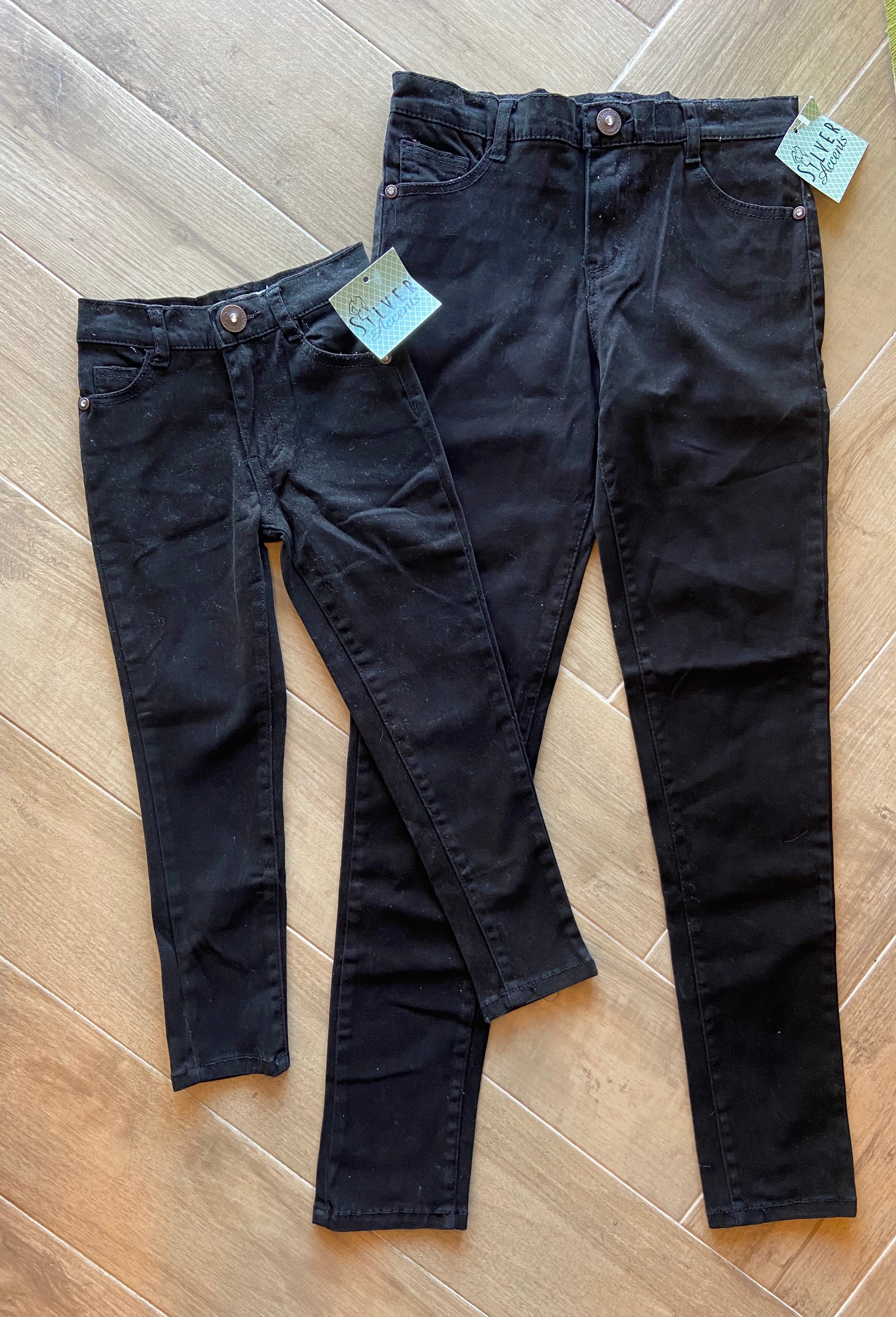 EMPERIAL  GIRL Black CAVE Stretch Skinny Jeans