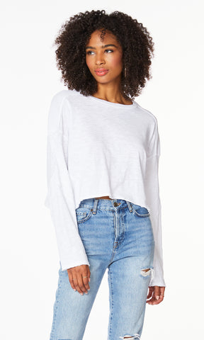 BOBI DropShoulder SCHOLAR PullOver Top