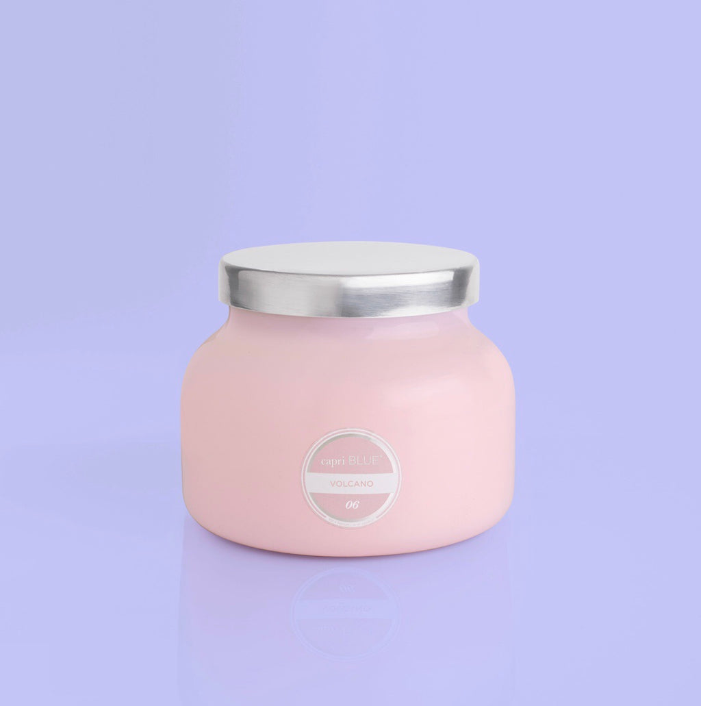 CAPRI BLUE Volcano 19 oz. BUBBLEGUM PINK Jar Candle