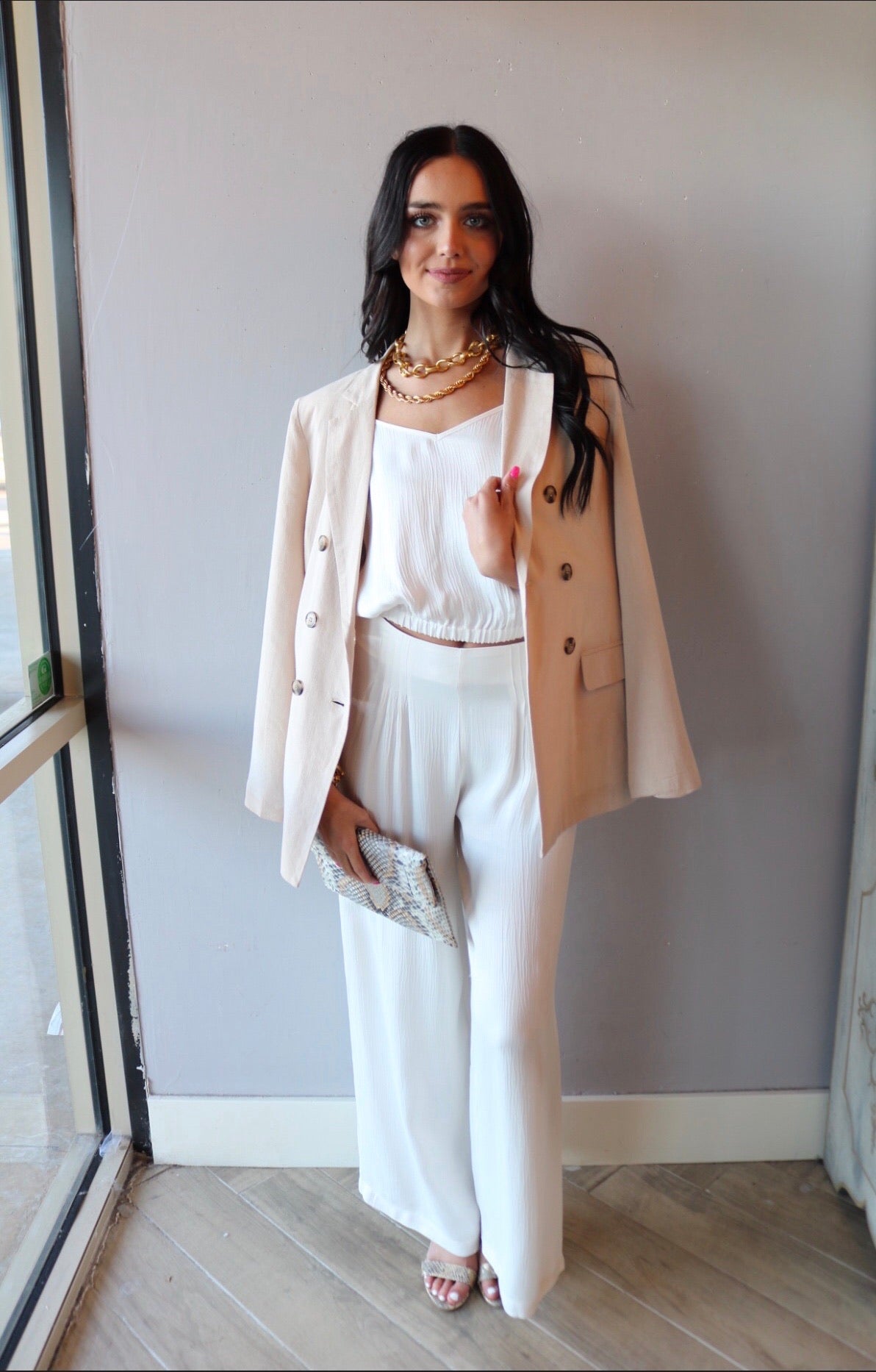 BOBI BLACK Silk MOONSHOT Wide Leg Pants