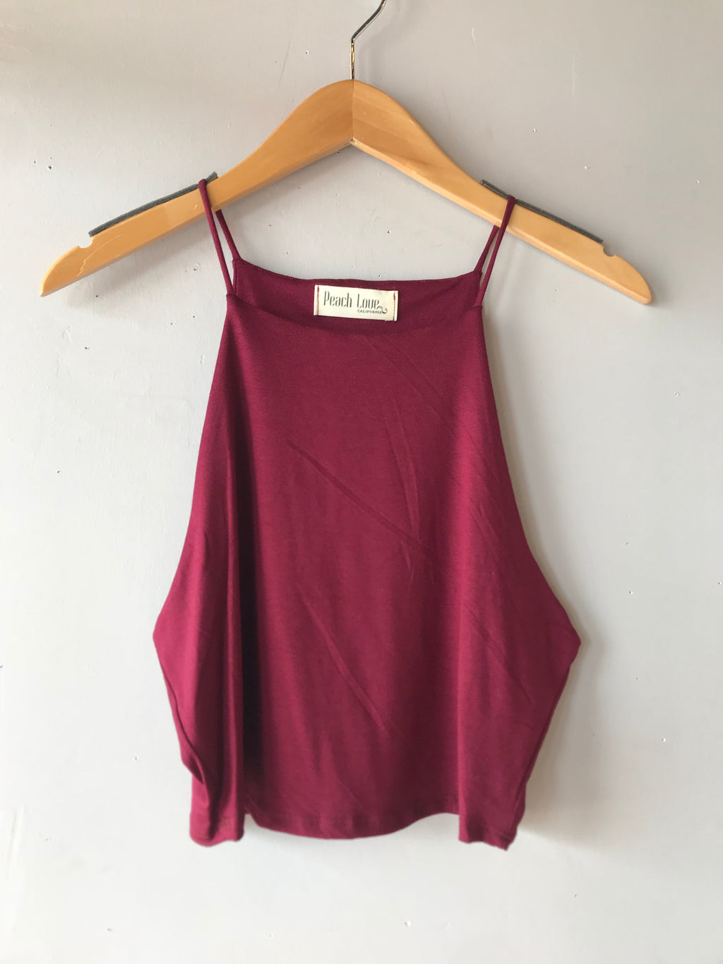 HYSTERIA High Neck Crop Top