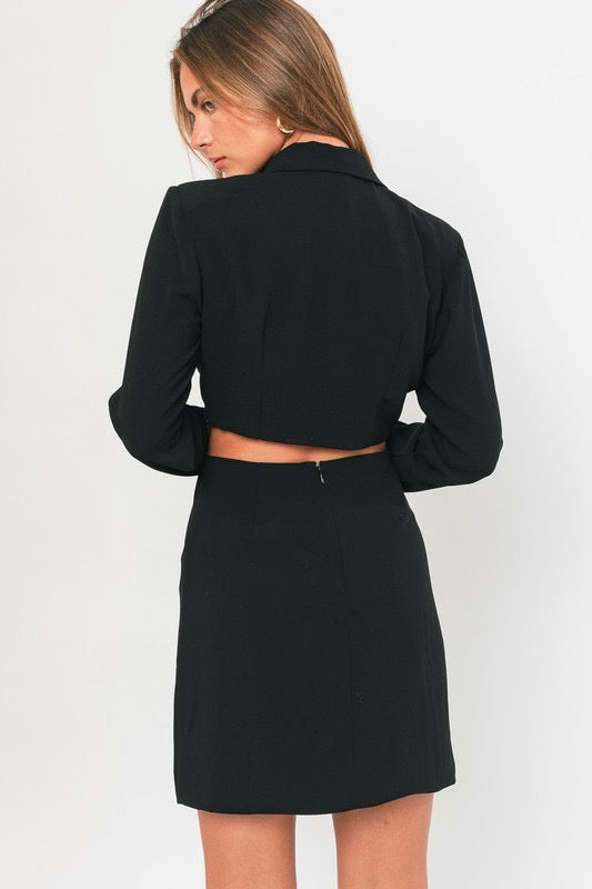 GUARDIAN Cutout Suit Dress