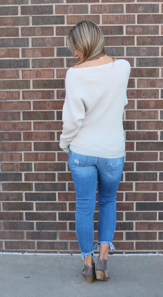 FREEFALL SuperSoft RibKnit Boatneck Sweater Top