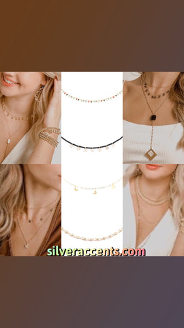 BB LILA Asstd Choker Necklaces